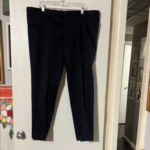 Perry Ellis portfolio flat front Men's Black Pants